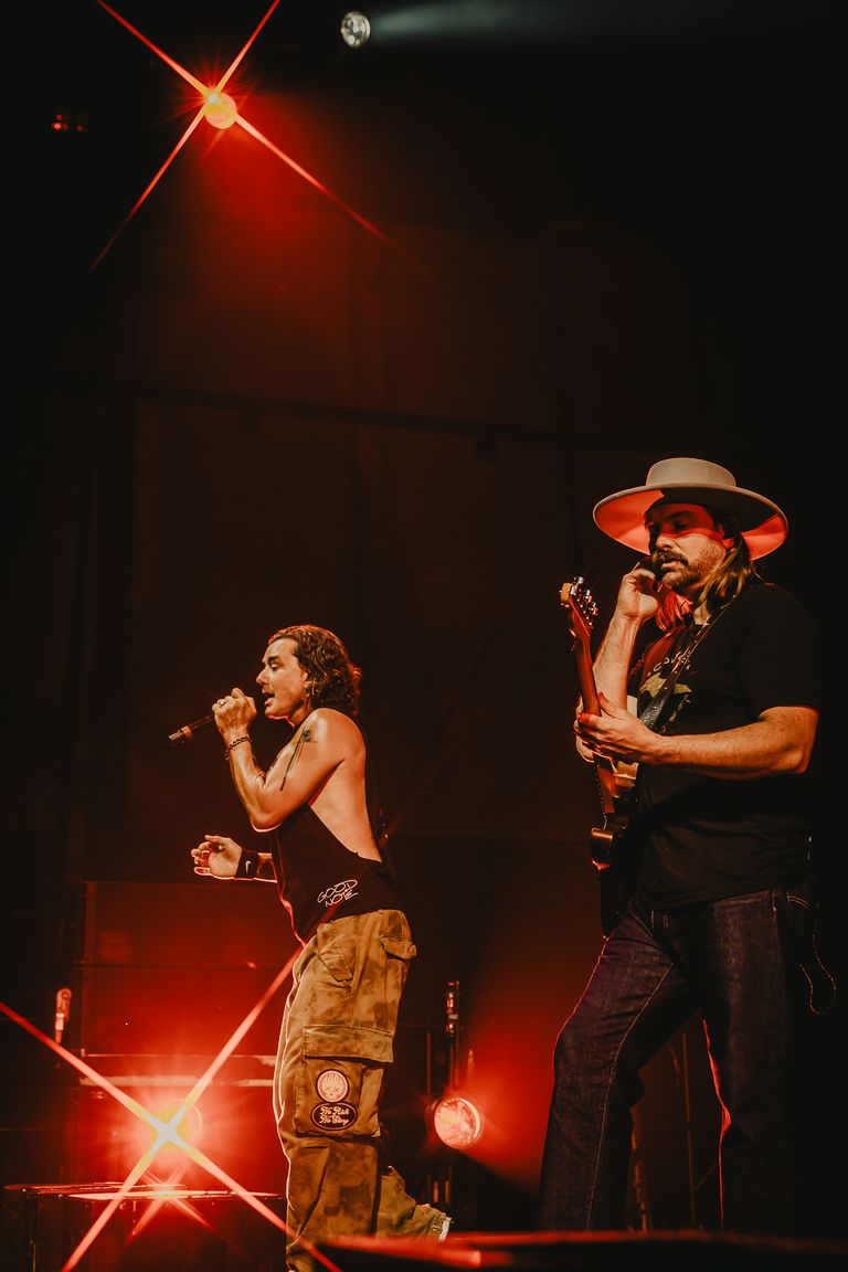 Bush performing live at AEC Theatre in Adelaide